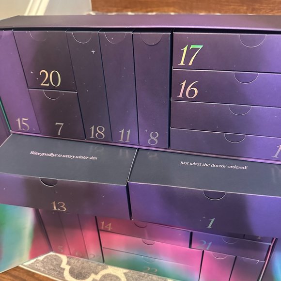 Space NK 2023 EMPTY Rainbow Colored Advent Calendar - Picture 4 of 11